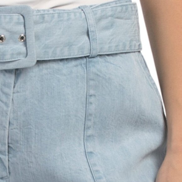 T TAHARI Wide Leg Pants With Belt - Picture 3 of 4